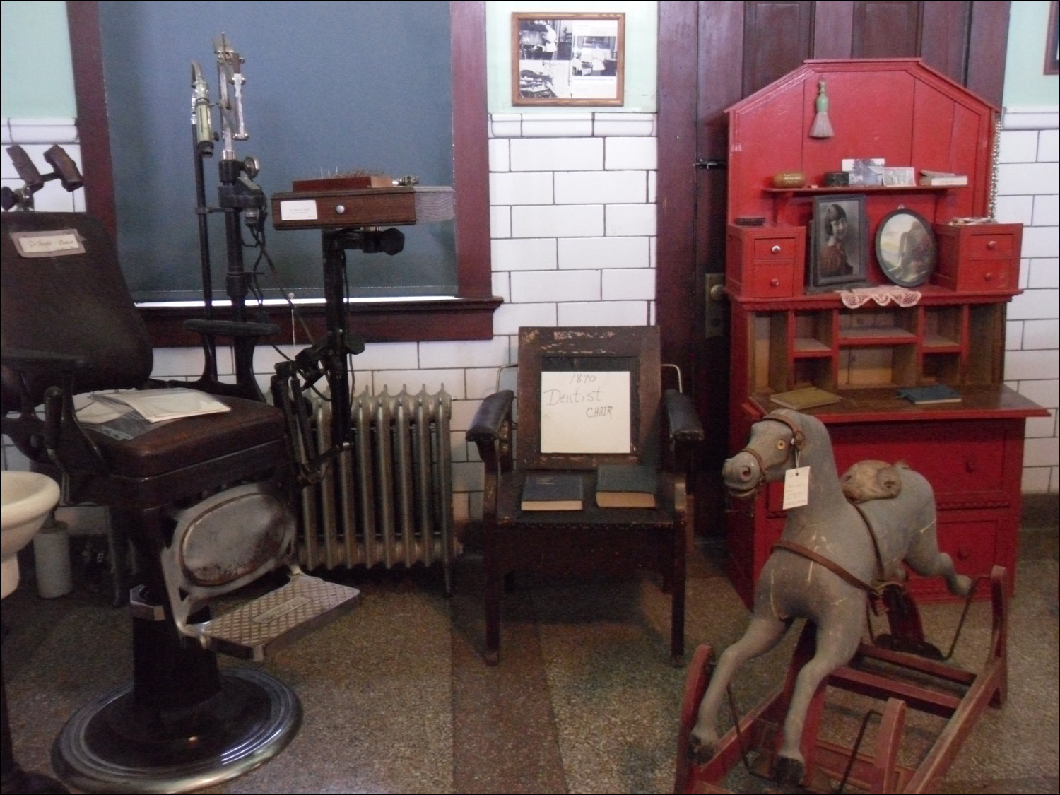 Ritzville, WA- Northern Pacific Railway Depot- Dental chair??